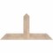Ekena Millwork Portland Smooth Timber Gable Bracket, Douglas Fir, 48"W x 24"H x 5 1/2"D x 5 1/2"F, 12/12 Pitch GBW048X24X0606POR00SDF - alternate 1